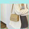 2024 Neue Mode Gewebte Tasche Stilvolle Ketten-Schultertasche Für den Täglichen Weg zur Arbeit Strandtasche