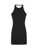 Summer new black Spice Girl sexy neck tight dress female design halter thin hip short skirt