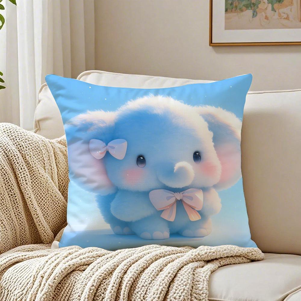 Cute Cured Animals Pictures Lovely Cushion Cover Pillowcase Antidustmite living Room Sofa Decor Cushion Room