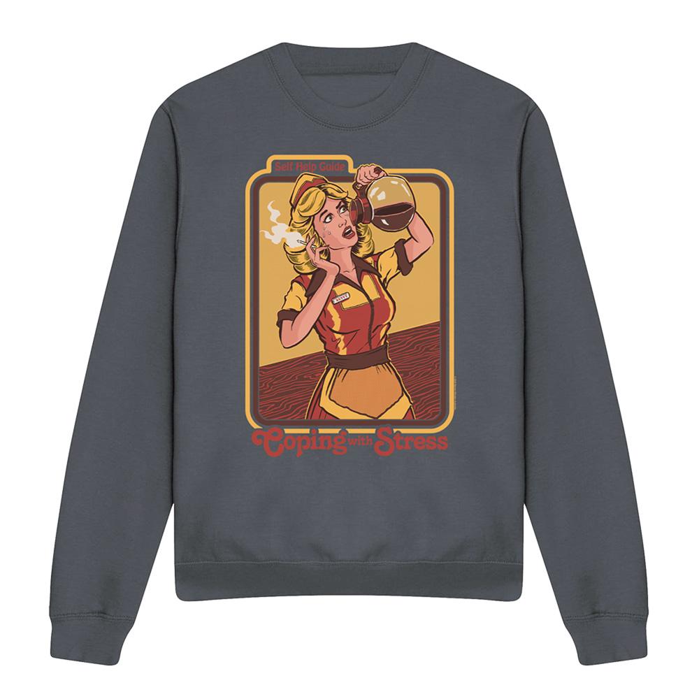 Steven Rhodes Unisex Adult Coping With Stress Sweatshirt