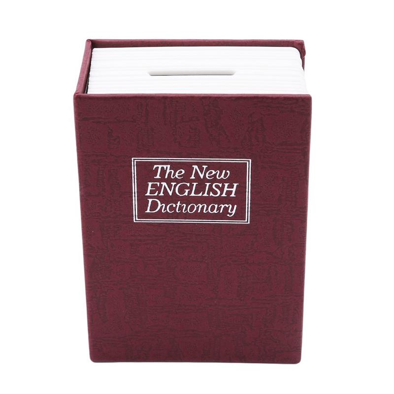 Dictionary Mini Safe Box Book Money Hidden Secret Security Safe Lock Cash Money