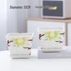 Creative Pattern Ceramic Flower Pot with Tray