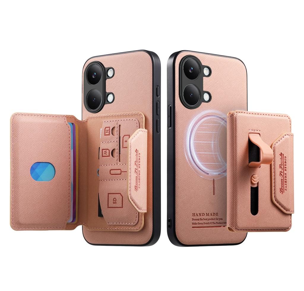 Luxury Leather Phone Case for Poco X8 X7 Pro 2In1 Detachable Magnetic for Magsafe Wallet Card for Xiaomi Poco X8 Pro Max Cover