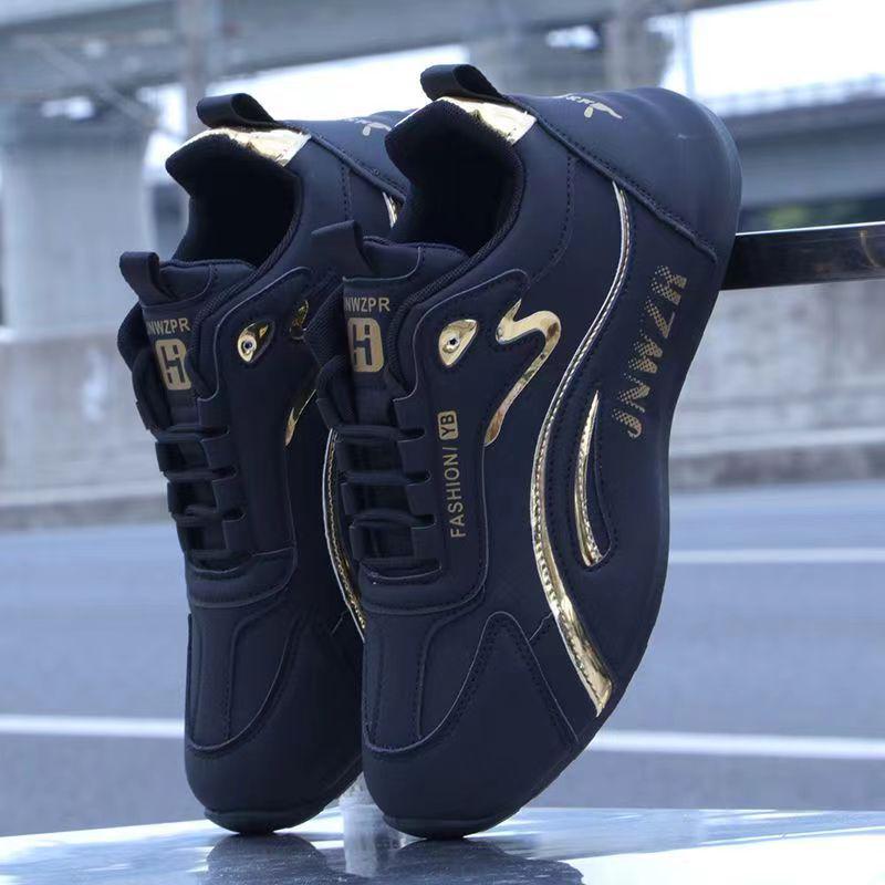 Men's Waterproof Leather Sneakers - Non-slip, Casual Autumn/Winter Travel Shoes 2024