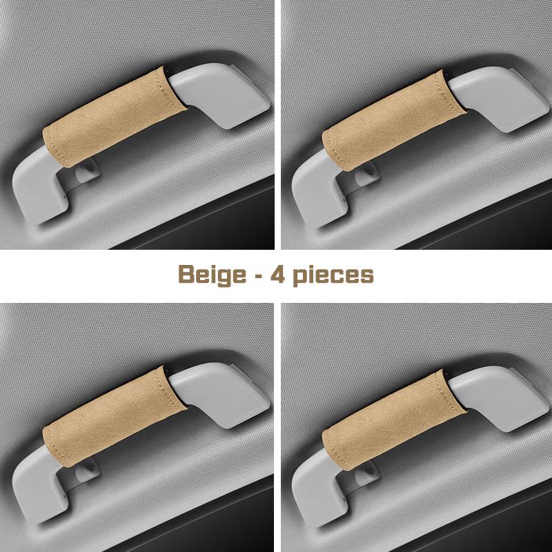 Car Handle Protection Case Suede Cover For BMW E38 E46 F15 E90 E92 E87 G20 G30 1 3 5 7 X1 Car Roof Armrest Inner Door Pull Cover
