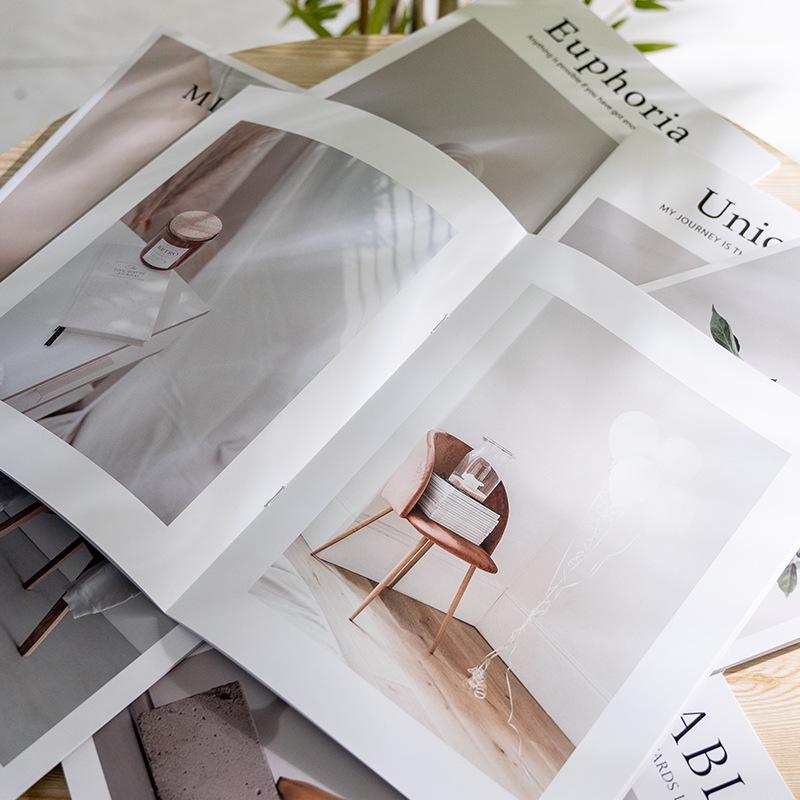 Minimalist English Magazine Prop Books for Photography, Home Decor, and B&B Styling