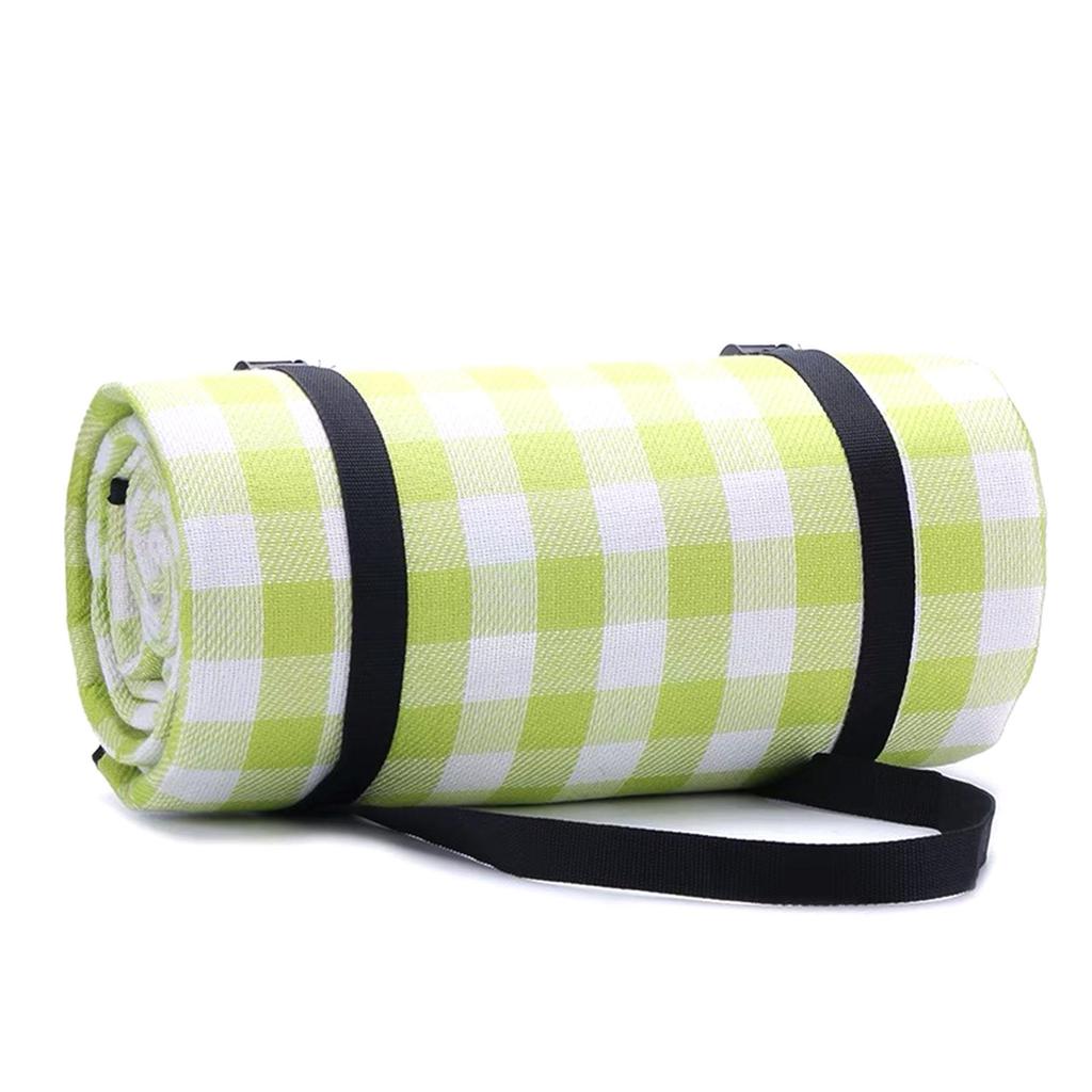 Portable Large Picnic Blanket Waterproof Sandproof Beach Mat, Sponge Outdoor Camping Mat, Large Lawn Mat for Park Beach Travel Hiking Family Gathering