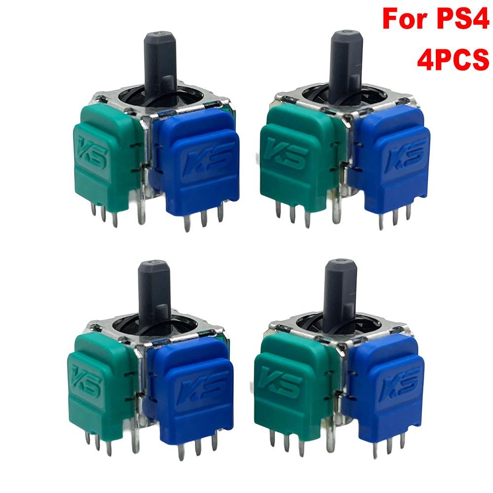 4PCS 3D Analog Hall ThumbStick Rocker Replacement for PS5/PS4/Xbox/Switch Pro Game Controller
