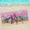 Kawaii T-Tokidoki Anime Beach Towel Colorful Bath Towels For Girl Microfiber Quick Dry Sand Free Beach Yoga Spa Gym Pool