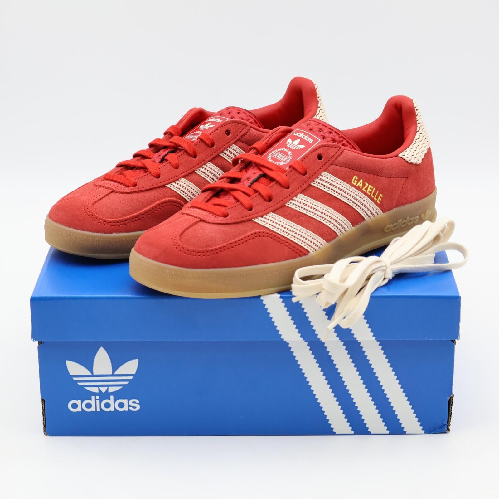 JI2756 adidas Originals Gazelle Indoor Better Scarlet Wonder White Gum (Women s) 9W