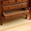 Genuine Wooden Drawer Chest Miniature Furniture For Model house Locations Highlighting Historical Handle Accents