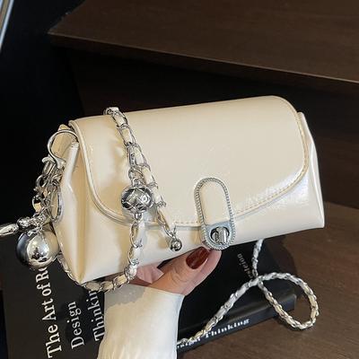 Trend Fashion Versatile Simple Chain Small Square Bag High-end Niche Design Versatile Temperament Messenger Bag