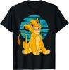 Hot Fashion Disney The Lion King Young Simba Happy Blue Retro T-Shirt S-4XL Four Seasons