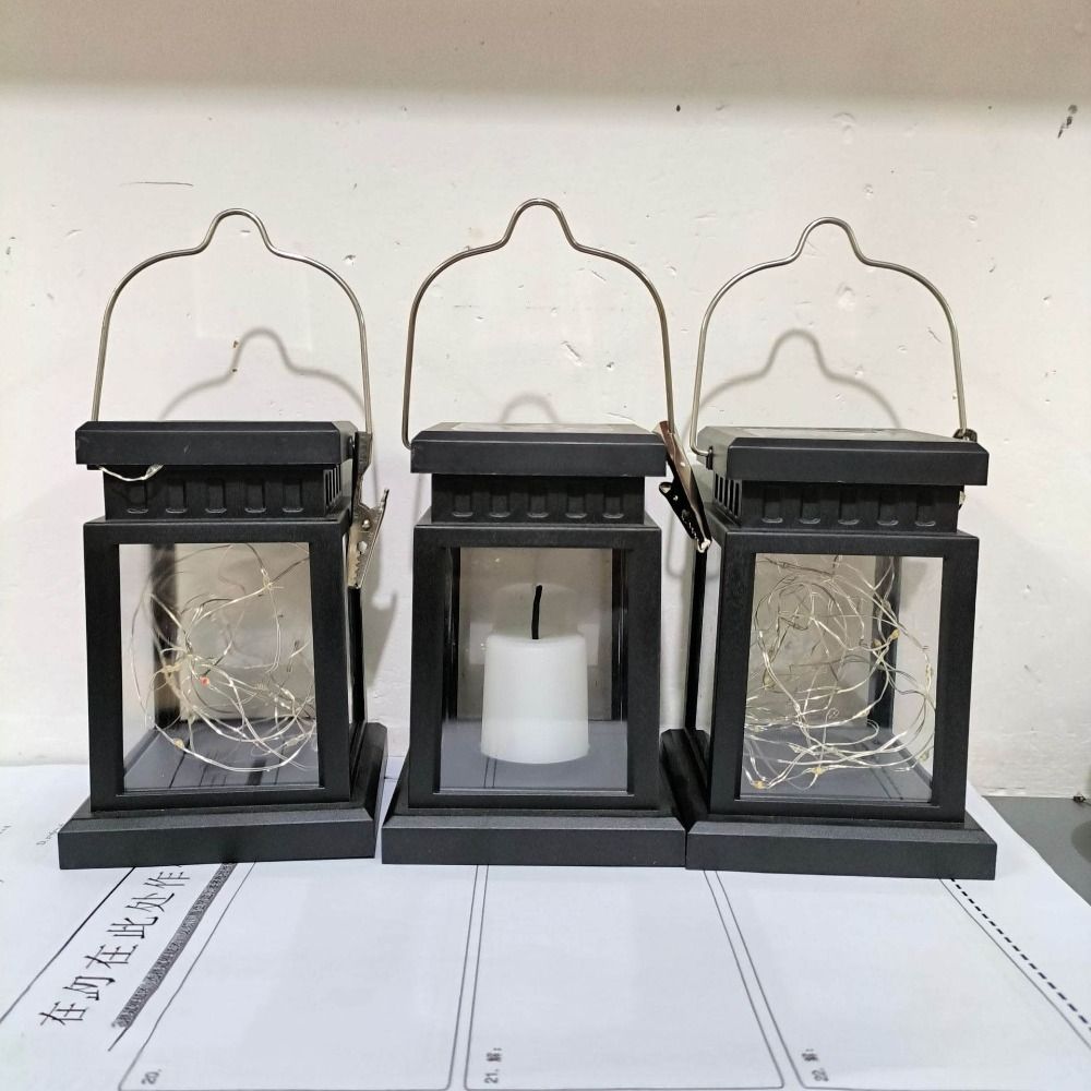 Wasserdichte Solar-Hängeleuchte Leuchtende LED-Windlichter Tischparty Dekorativ