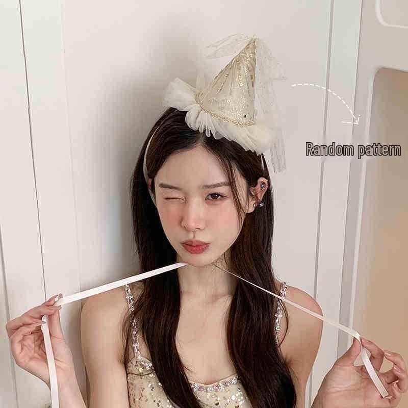 Little Princess Party Veil Hairband - Birthday Photo Prop & Decoration
