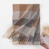 Autumn and Winter Cashmere Scarves Classic British Style Women's High End Soft Scarf Men's Shawl Warm Scarf
