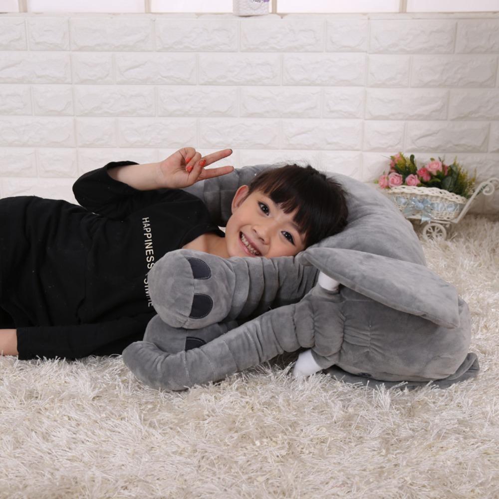 Elephant doll plush toy cute soothing elephant child sleeping doll