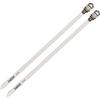 MKS Bicycle Toe Clip Strap SPIRITS Alpha White FIT- (Fit Spirits)