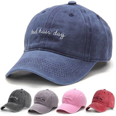 Washed Hat Woman Fashion Cotton Baseball Hats Men's Summer Snapback Daddy Cap