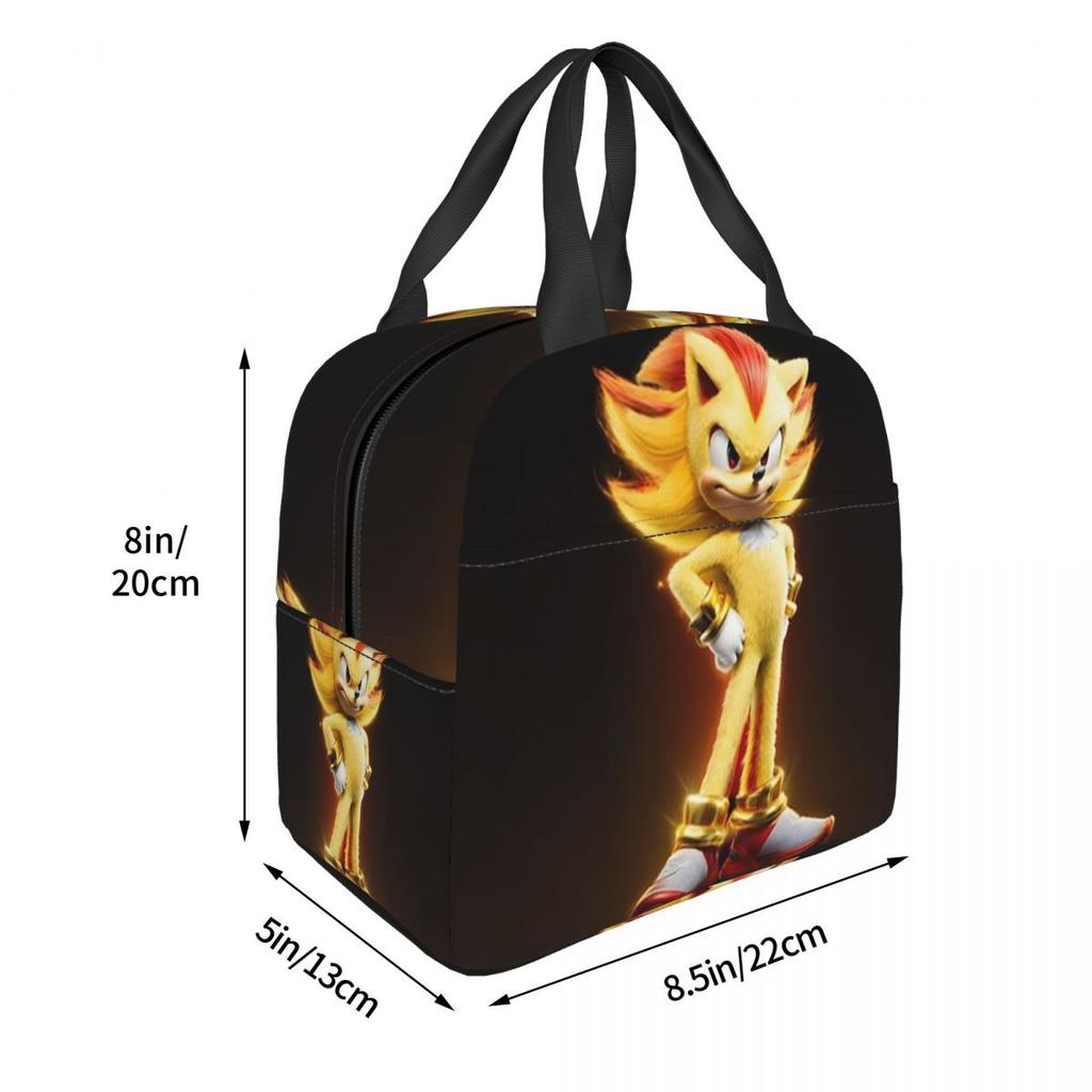 Super Shadow Insulated Lunch Bag for Kids School Cooler Thermal Food Box Tote Portable Lunch Boxes Container