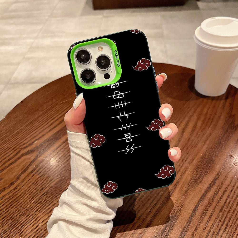 

Аниме N-NARUTOS Чехол для телефона для IPhone 17 16 15 14 11 12 13 Pro Max Pro Plus Цветной Серебристый Чехол iPhone 13