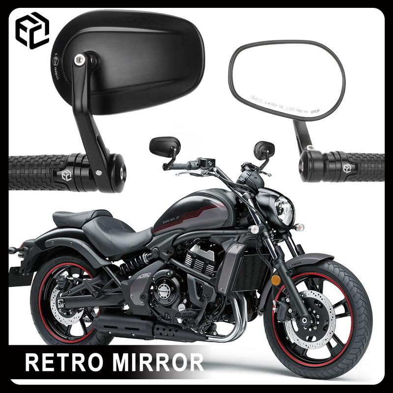 For KAWASAKI Vulcan S / Vulcan 900 / Vulcan 1700 / Motorcycle Bar End Mirror Rearview Mirror Side Mirror Motorcycle Accessories