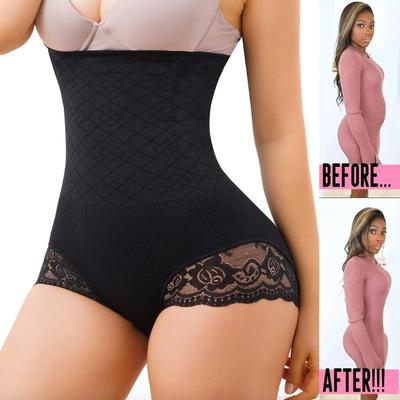 Women Body Shaper Butt Lifter Hi-Waist Panty Seamless Waist Trainer Slimming Underwear Tummy Control Shapewear Shaping Briefs