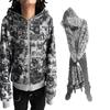 Unisex Oversized Hooded Streetwear Sweatshirt With 3D Graphic Print Loose Fit Harajuku Style Teens Adults