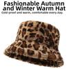 Thicken Women Plush Bucket Hat Korean Style Fluffy Fisherman Caps Winter Warm Hat  Outdoor
