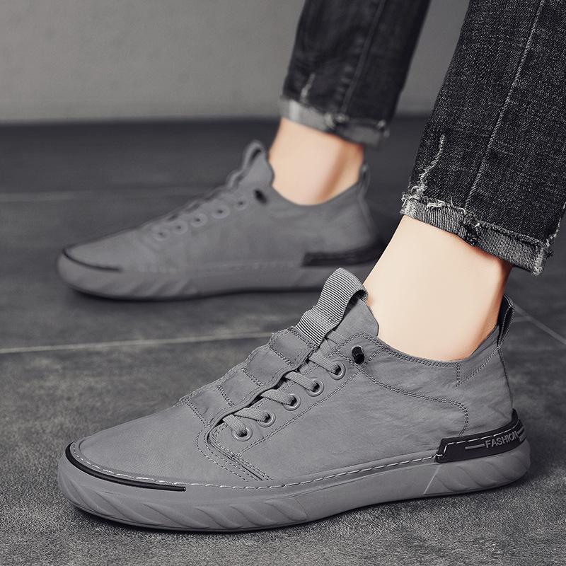 Men'S Shoes Spring Trend Men'S Sports Versatile Casual Lazy One Pedal Breathable Wear-Resistant Canvas Shoes