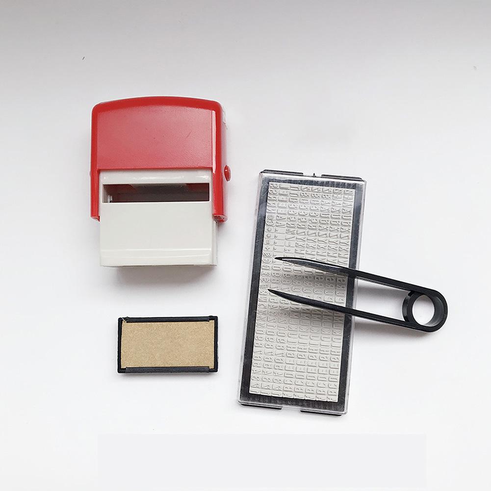 

Easily Customize Projects using a DIY Customizable Ink Seal Kit featuring Rubber Characters for Personal Touches красный