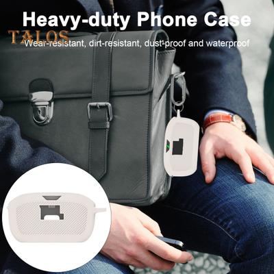 Custodia protettiva in silicone per JBL Vibe Buds Borsa di stoccaggio portatile con design del foro di ricarica anti-caduta antiurto e antipolvere