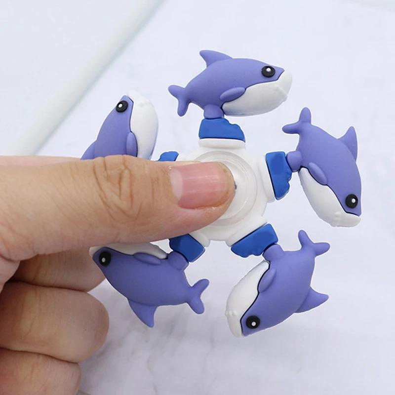 Topmix Italian Brainrot Fidget Spinner Hand Top Spinners Tung Sahur Tralalero Edc Figet Spiner Finger Stress Relief Autism Kids Toys
