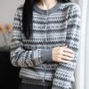 Sweaters Coat Cardigan for Women Autumn Winter Large Size Stripes Long Sleeve Knit Cardigan Sweaters Jacket
