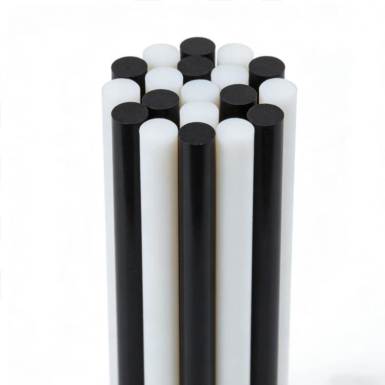 White and Black POM Polyoxymethylene Rod - Plastic Material