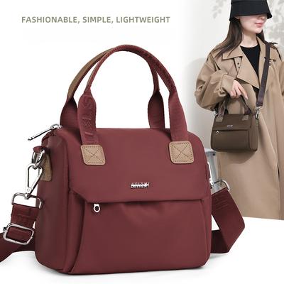 Women's Bag New Style Messenger Bag Nylon Cloth Handbag Advanced Niche Large Capacity Shoulder Bag