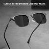 Non-polarized Vintage Square Sunglasses Women Men Metal Frame Sun Glasses Female Eyewear