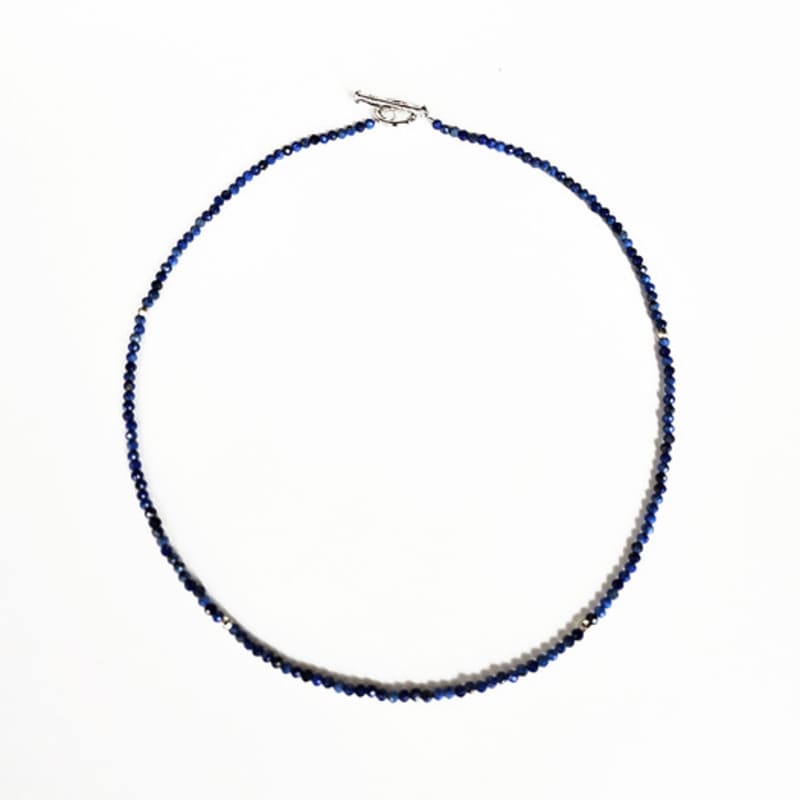 

Eliz by Lizgallery Lapis Beads Necklace Royal Blue