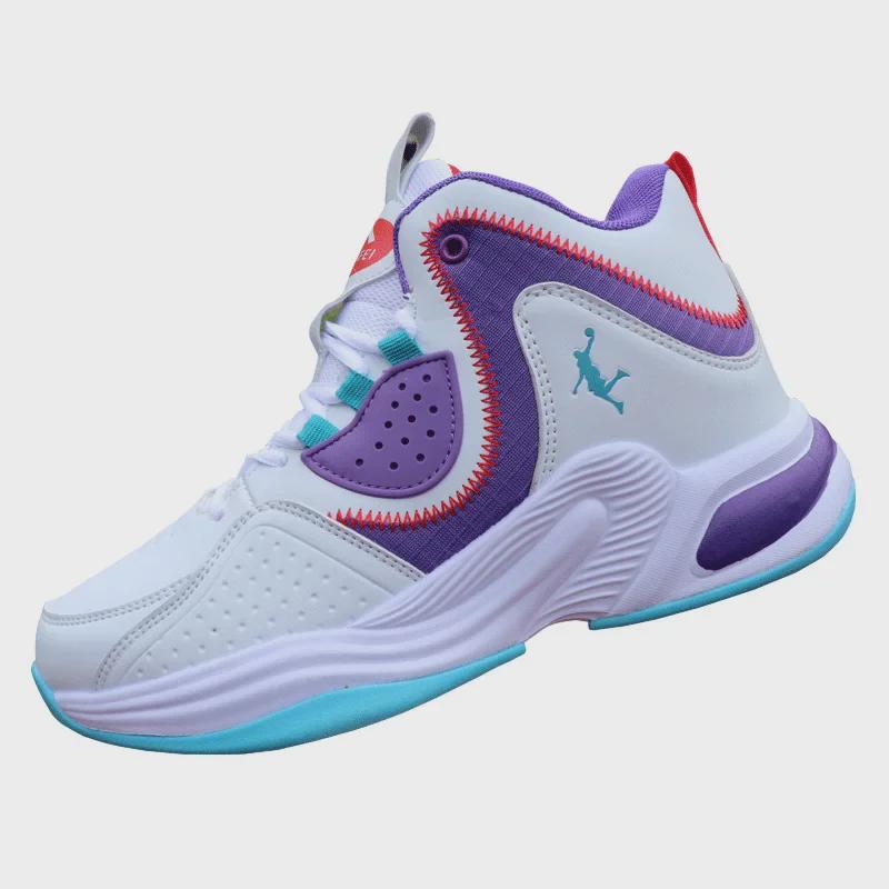 Men's Trendy White High-Top Casual Sports Shoes for Spring & Autumn