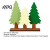 Holiday Desktop Ornament Wooden Christmas Tree Table Sign 3 Colors Pine Sign with Tabletop Accent Base Rustic Xmas Decoration for Party Theme