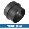 Car Air Ducting Connector Straight Air Heater Duct Joiner Connector Pipe 80mm to 75mm Black