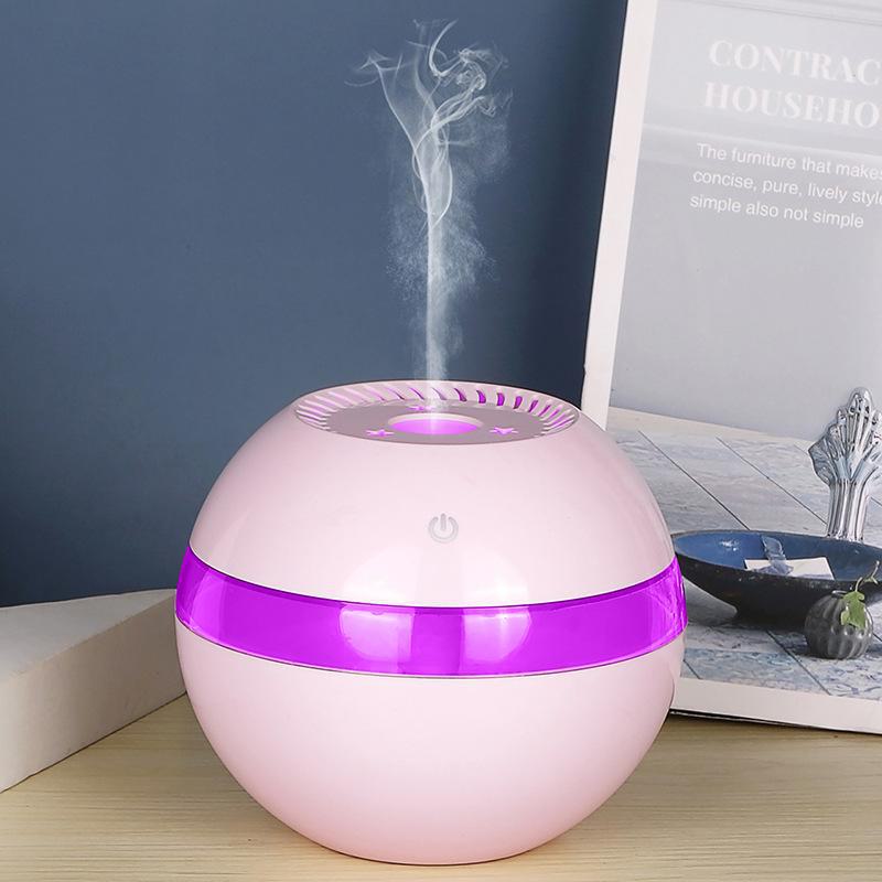 Creative USB Fog & Wood Grain Aromatherapy Humidifier with Custom Logo Option