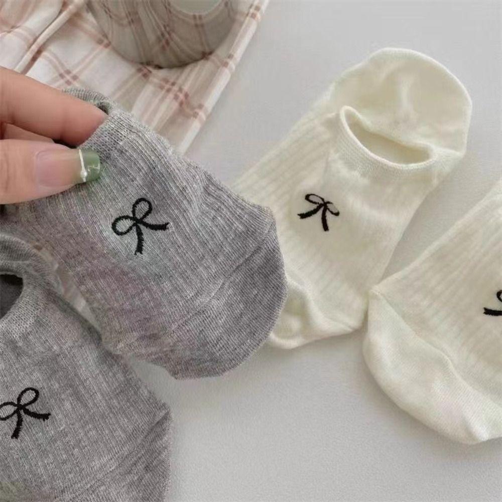 Solid Color Boat Socks Spring Summer Sweet Stockings New Short Socks