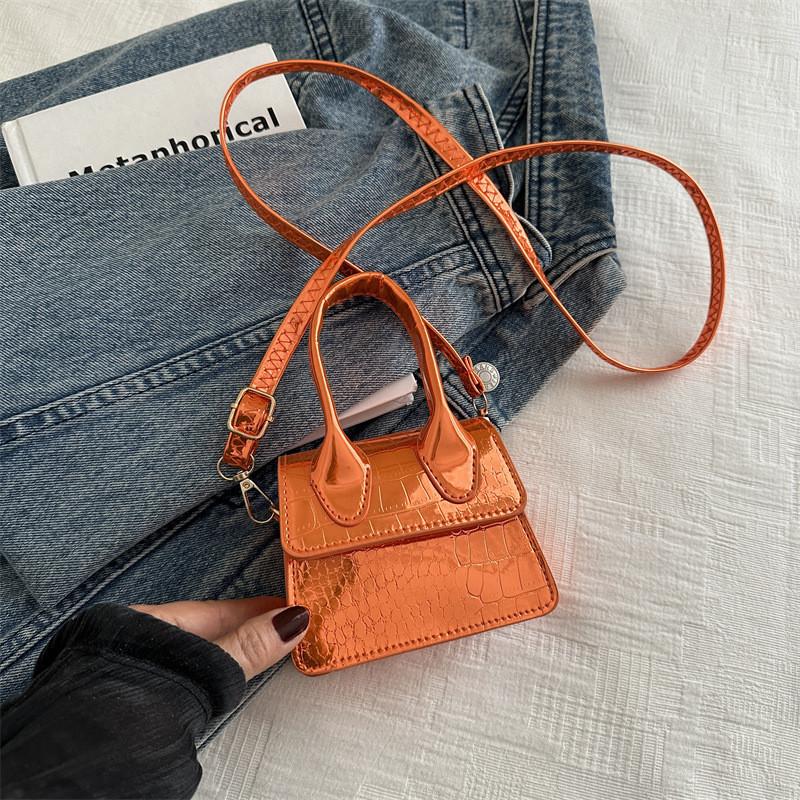 Chic Street Style Pu Shoulder Bag Trendy Small Square Bag For Women 2024 New