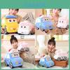Ultra-plush Short Fur Cartoon Car Pillow- Available In 3 Vibrant Colors