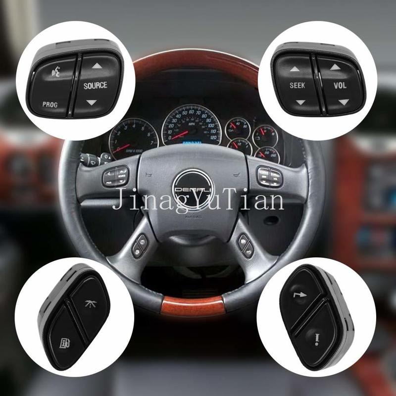 For Chevrolet Avalanche Silverado SuburbanTahoe Trailblazer GMC Yukon Sierra Envoy Steering Wheel Radio Volume Control Switch