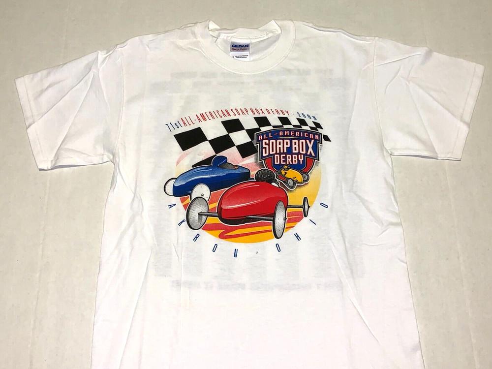 

Rare Vintage 71st All American Soap Box Derby 2008 Akron Ohio T-Shirt New! SMALL Unisex T-Shirt XXL