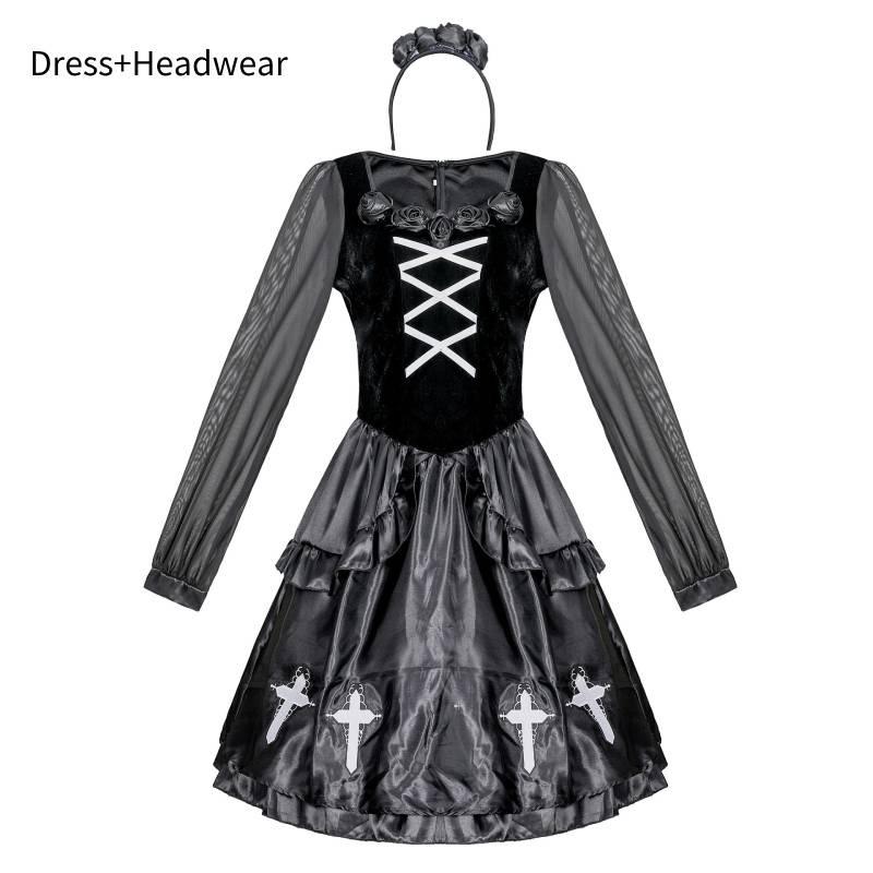 

The Conjuring 2 Nun Cosplay Costume Halloween Horror Ghost Bride Vampire Witch M