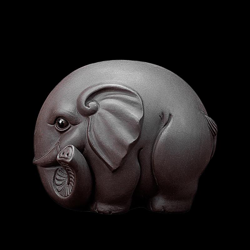 Jialang Zisha Clay Elephant Tea Pet