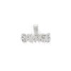 SAVAGE Large Pendant Hip Hop Cuban Chain Street Rap Alloy Full Diamond Personalized Necklace